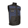 Bodywarmer Peintre Sans Manches Renforcé Mèche Bleu - LMA