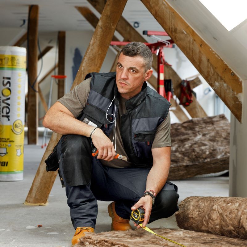 Veste sans manche de travail, charpentier