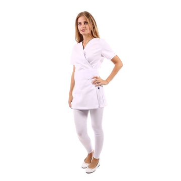 Leggings Blanc esthéticienne