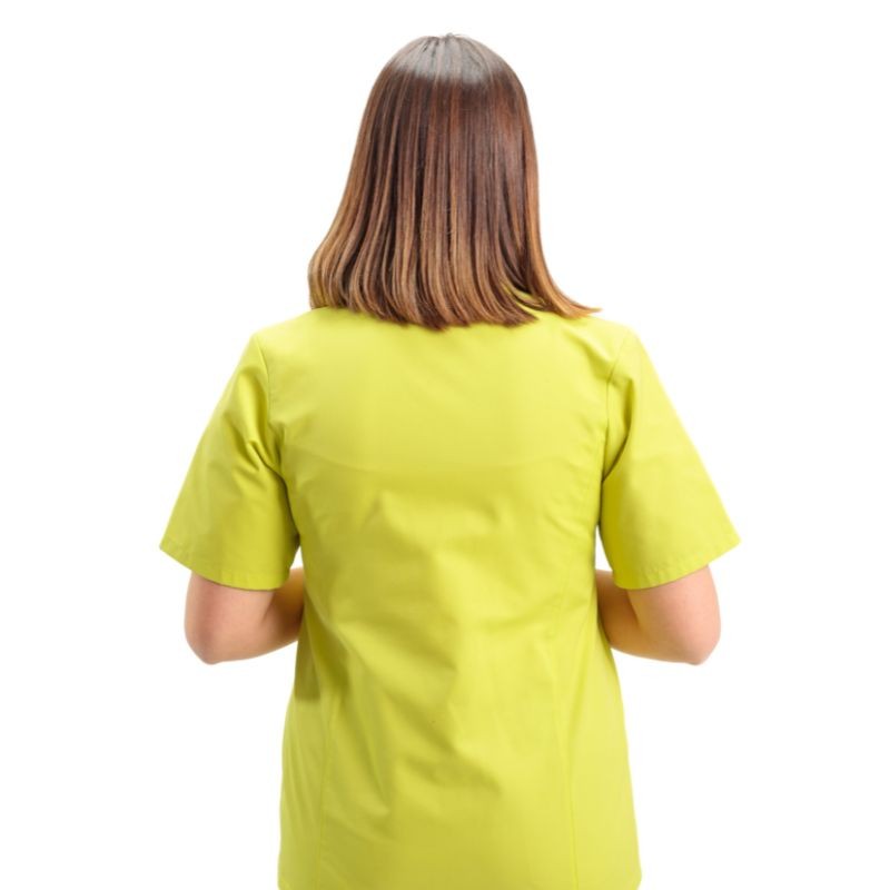 Veste de cuisine de dos femme anis Californie