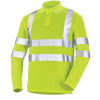 Polo à Manches Longues Jaune Fluo - CEPOVETT