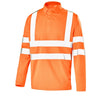 Polo à Manches Longues Orange Fluo - CEPOVETT