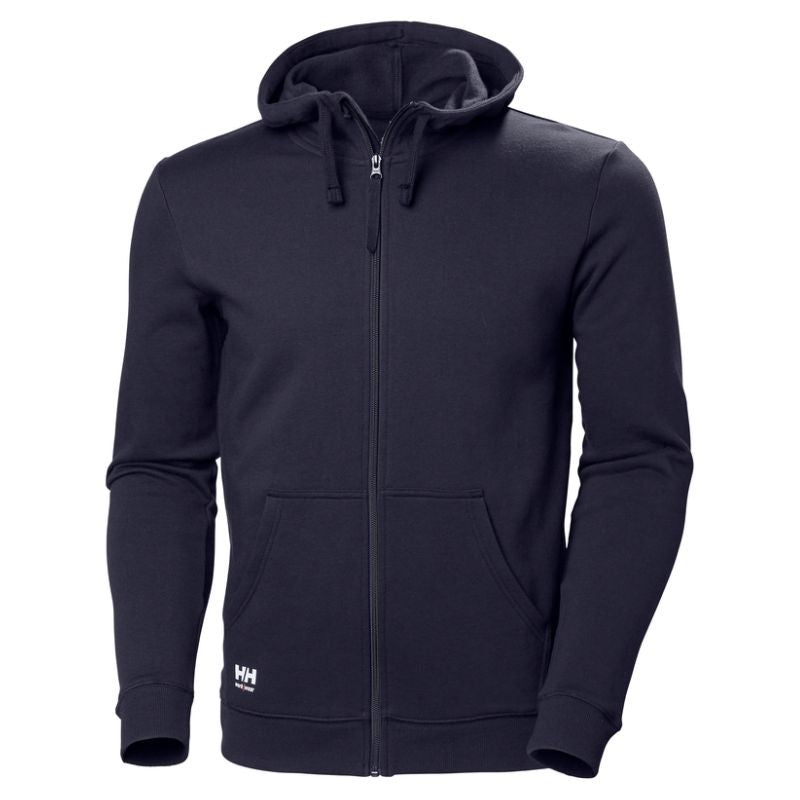 Hoodie Zip Manchester Homme Bleu marine - HELLY HANSEN
