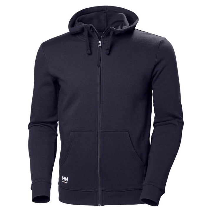 Hoodie Zip Manchester Homme Bleu marine - HELLY HANSEN