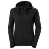 Manchester Women's Zip Hoodie Black - HELLY HANSEN