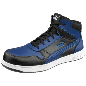 Baskets de sécurité noir et bleu Puma