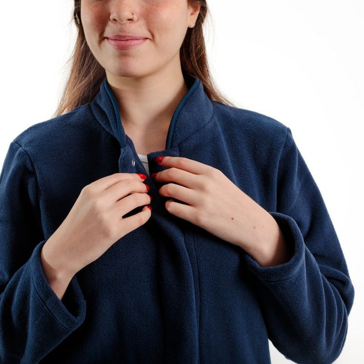 Veste passe-couloir sage-femme bleu marine Diego Hasson