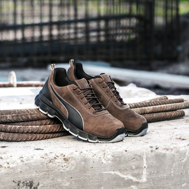 Chaussure de Sécurité Homme Condor Low S3 Marron - PUMA SAFETY I AMBIANCE