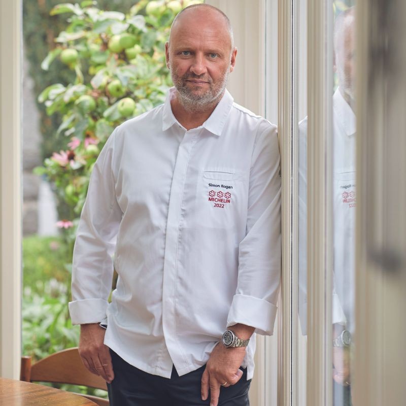 Veste de cuisine Lafont Cardamone portée un chef étoilé Michelin