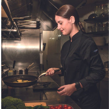 Veste de cuisine Pepper noir femme- LAFONT