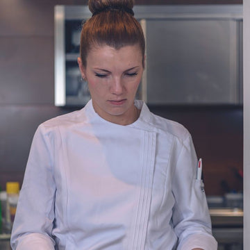 Veste de cuisine TITANE blanc femme - LAFONT