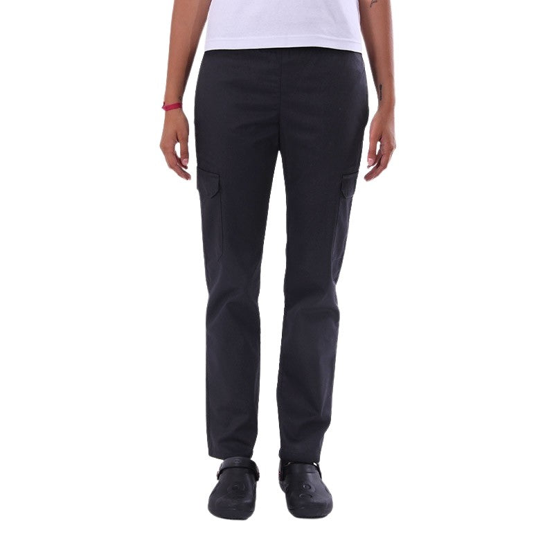 Pantalon de Cuisine Noir Multipoches