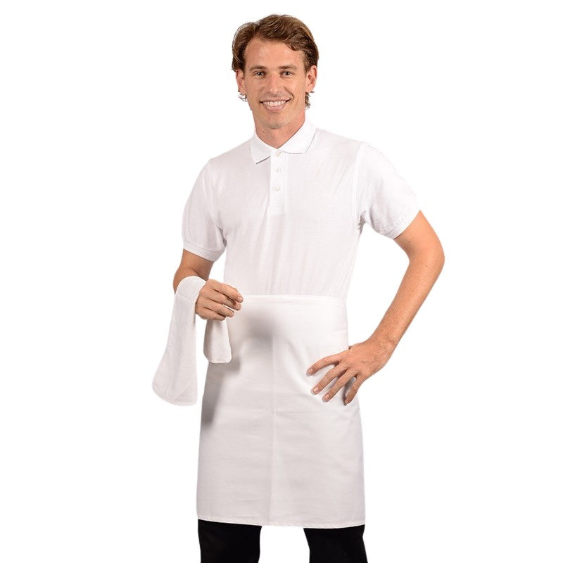 Tablier de Cuisine demi Chef 100% coton - MANELLI