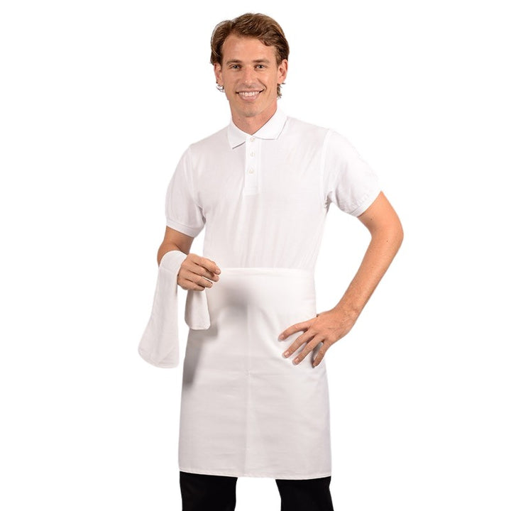 Tablier de Cuisine demi Chef 100% coton - MANELLI