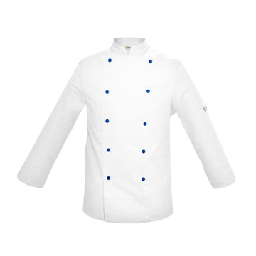 Veste de cuisine enfant boutons bleus - MANELLI