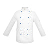 Veste de Cuisine Enfant Blanche Boutons Bleus - MANELLI