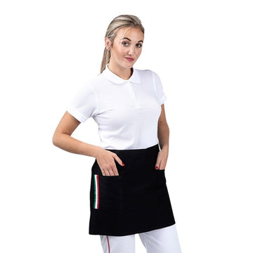 Tablier de Cuisine Barman Napoli Noir - MANELLI