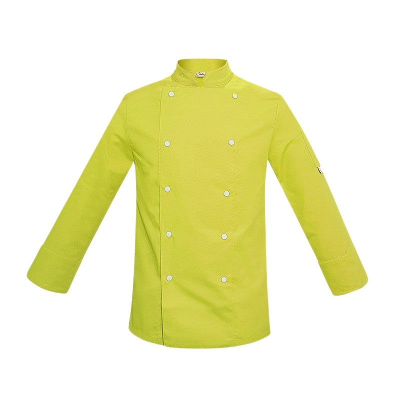 Veste de Cuisine Enfant Vert Anis Boutons Blancs - MANELLI