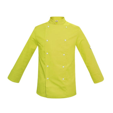 Veste de Cuisine Enfant Vert Anis Boutons Blancs - MANELLI