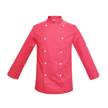 Veste de Cuisine Enfant Rose Boutons Blancs - MANELLI