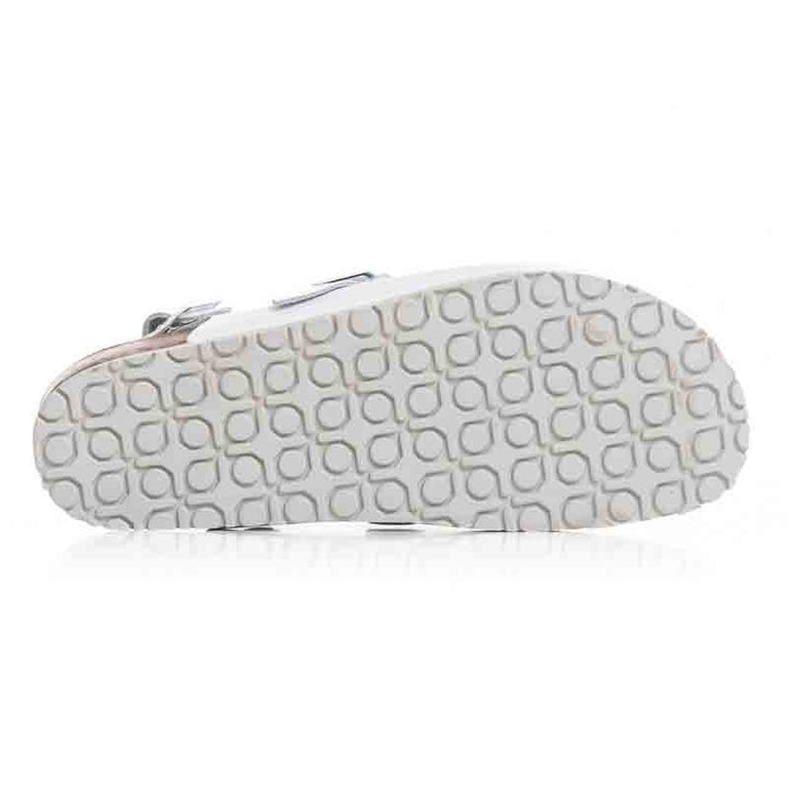 Sabot de travail confort blanc Abeba femme