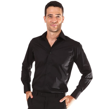 Chemise serveur noire Toptex
