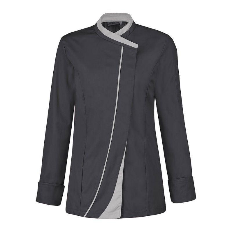 Women's Chef Jacket Saffron Long Sleeves Fuchsia - LAFONT CUISINE