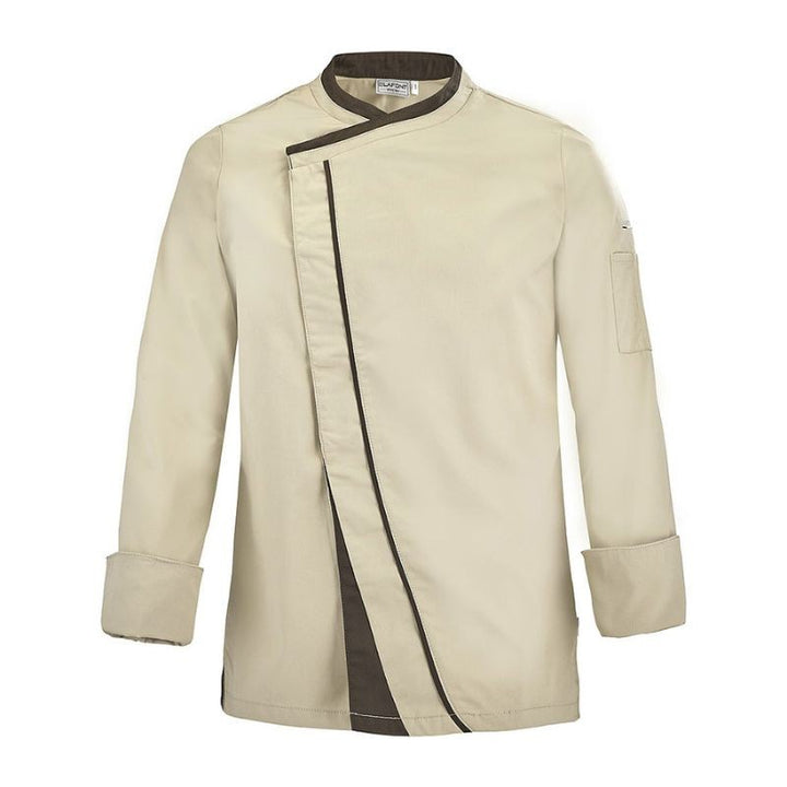 Veste de Cuisine Homme Mint Manches Longues Beige - LAFONT