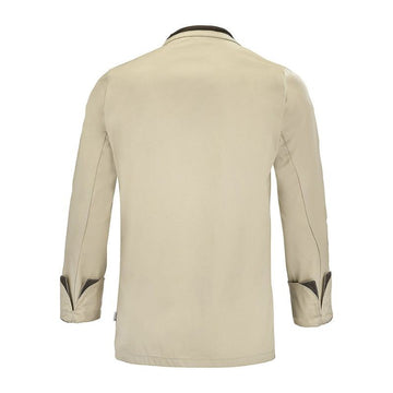 Dos Veste de Cuisine Homme Mint Manches Longues Beige - LAFONT