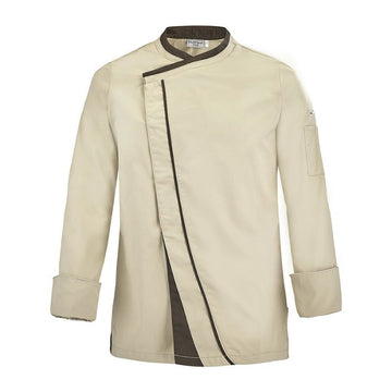 Veste de Cuisine Homme Mint Manches Longues Beige - LAFONT