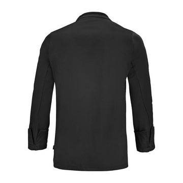 Dos Veste de Cuisine Homme Mint Manches Longues Noir - LAFONT