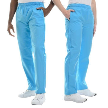 Pantalon médical élastique turquoisehomme femme mixte pas cher promotion hopital