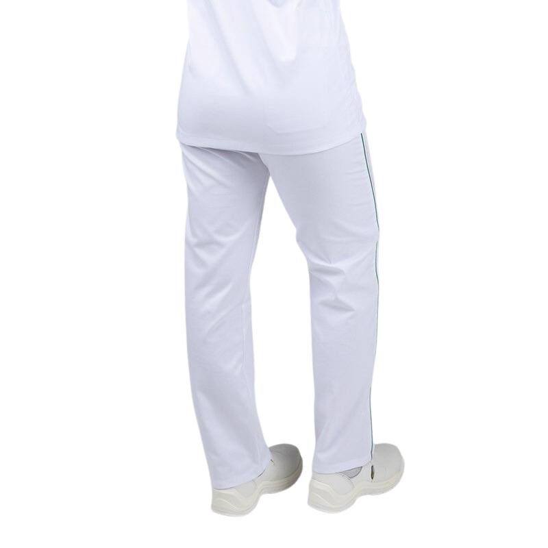 pantalon roma italien napoli femme blanc passepoil