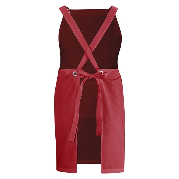 Tablier à Bavette Granole Rouge (Sans Bretelles) - LAFONT CUISINE