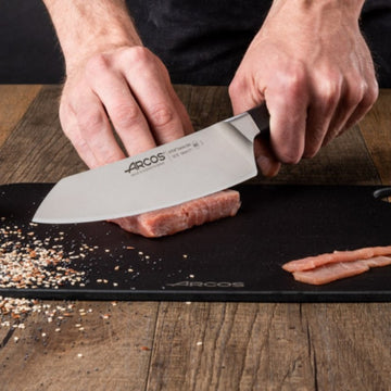 couteau santoku inox