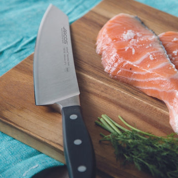 couteau santoku inox