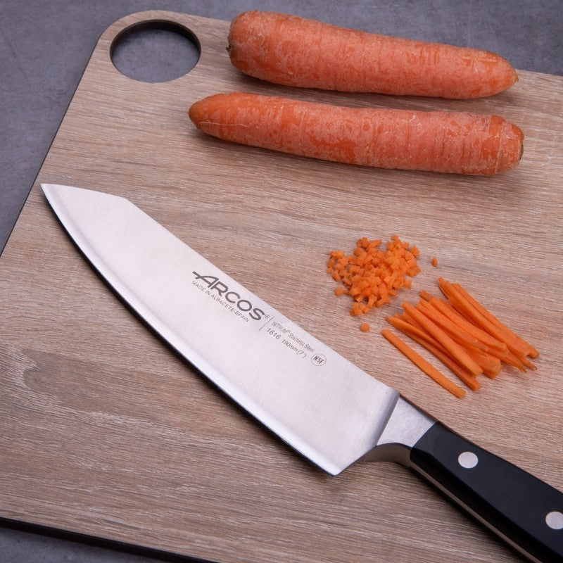 couteau santoku inox