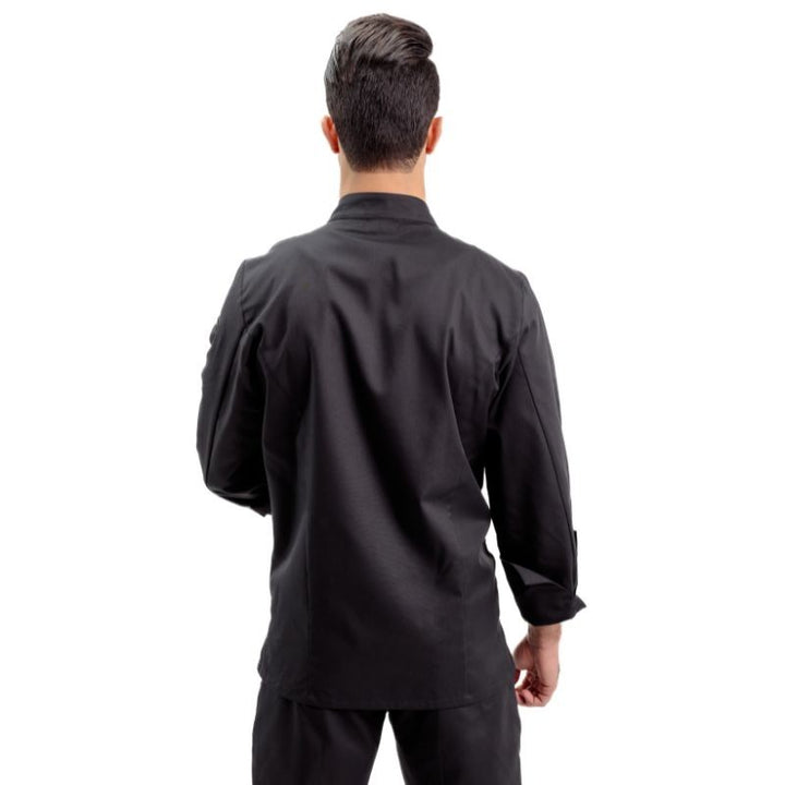 Dos Veste de Cuisine Noire à Manches Longues Texas - MANELLI