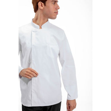Veste de Cuisine Noire à Manches Longues Texas - MANELLI