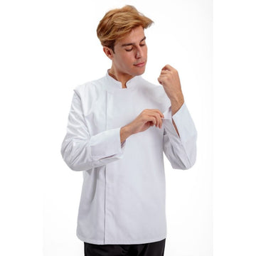 Veste de Cuisine Noire à Manches Longues Texas - MANELLI