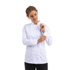 Veste de Cuisine Femme Blanche Manches Longues Dos Aéré - MANELLI