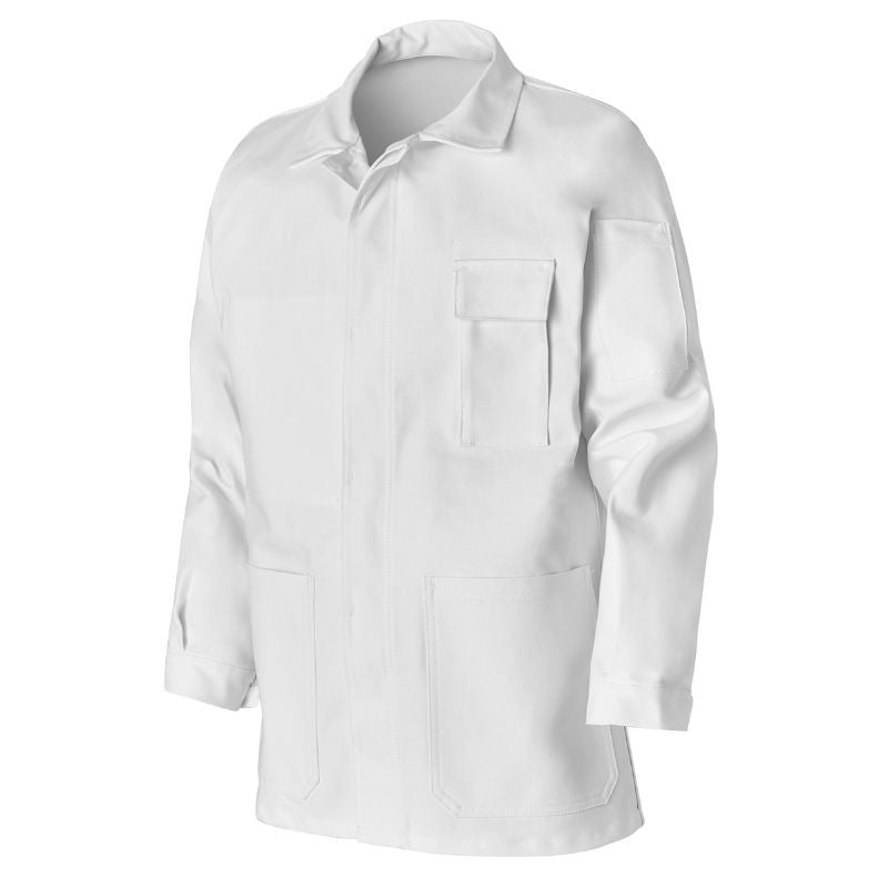 Veste de Travail Homme New Pilote 100% Coton Blanc - MOLINEL
