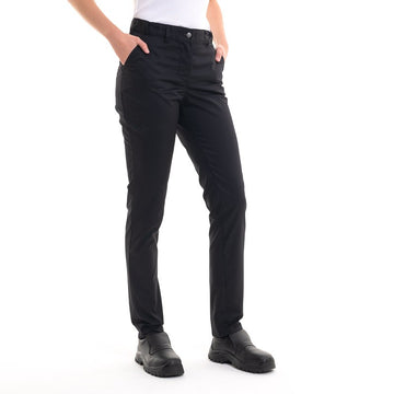 Pantalon de cuisine femme taille élastique