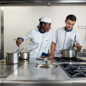 veste de cuisine blanche abax Robur