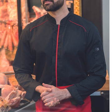 veste cuisine appollo rouge
