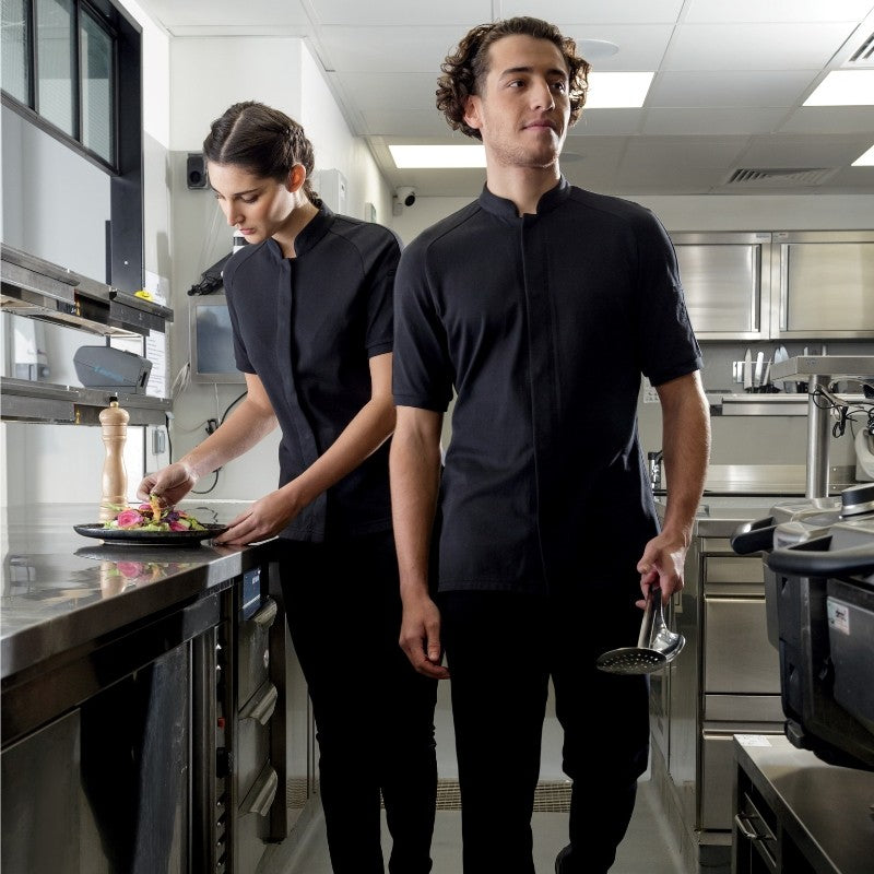 Veste de cuisine Gloria de la marque Robur à manches courtes