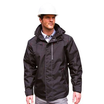 Parka de Travail Robuste Denim Noir TOPTEX