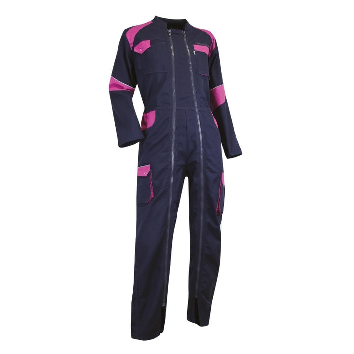 Combinaison de Travail Femme Bicolore Double Fermeture Orge - LMA