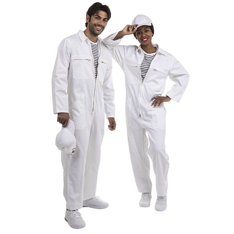 Combinaison de Peintre Blanche 100% Coton - MANELLI