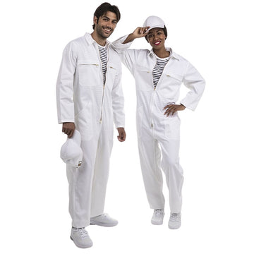 Combinaison de Peintre Blanche 100% Coton - MANELLI - 2